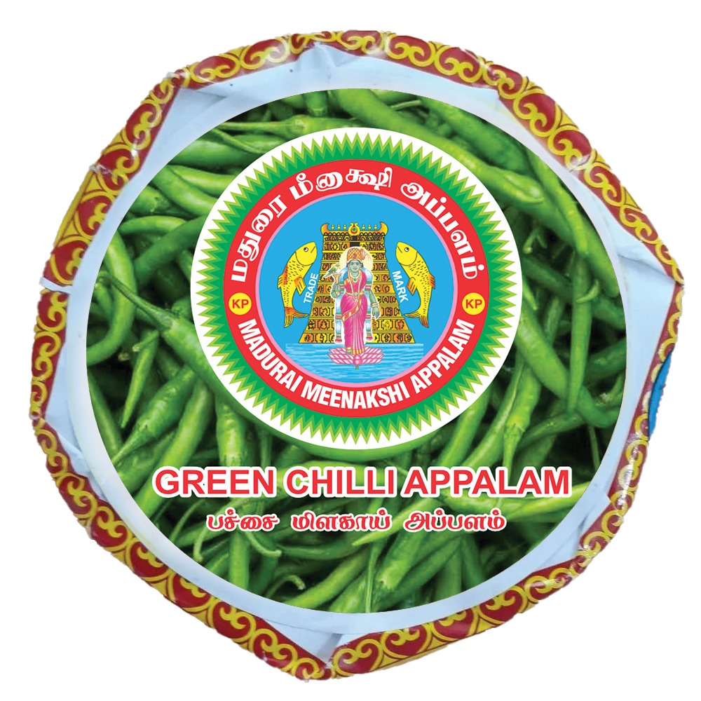 Green Chilli Appalam Papad