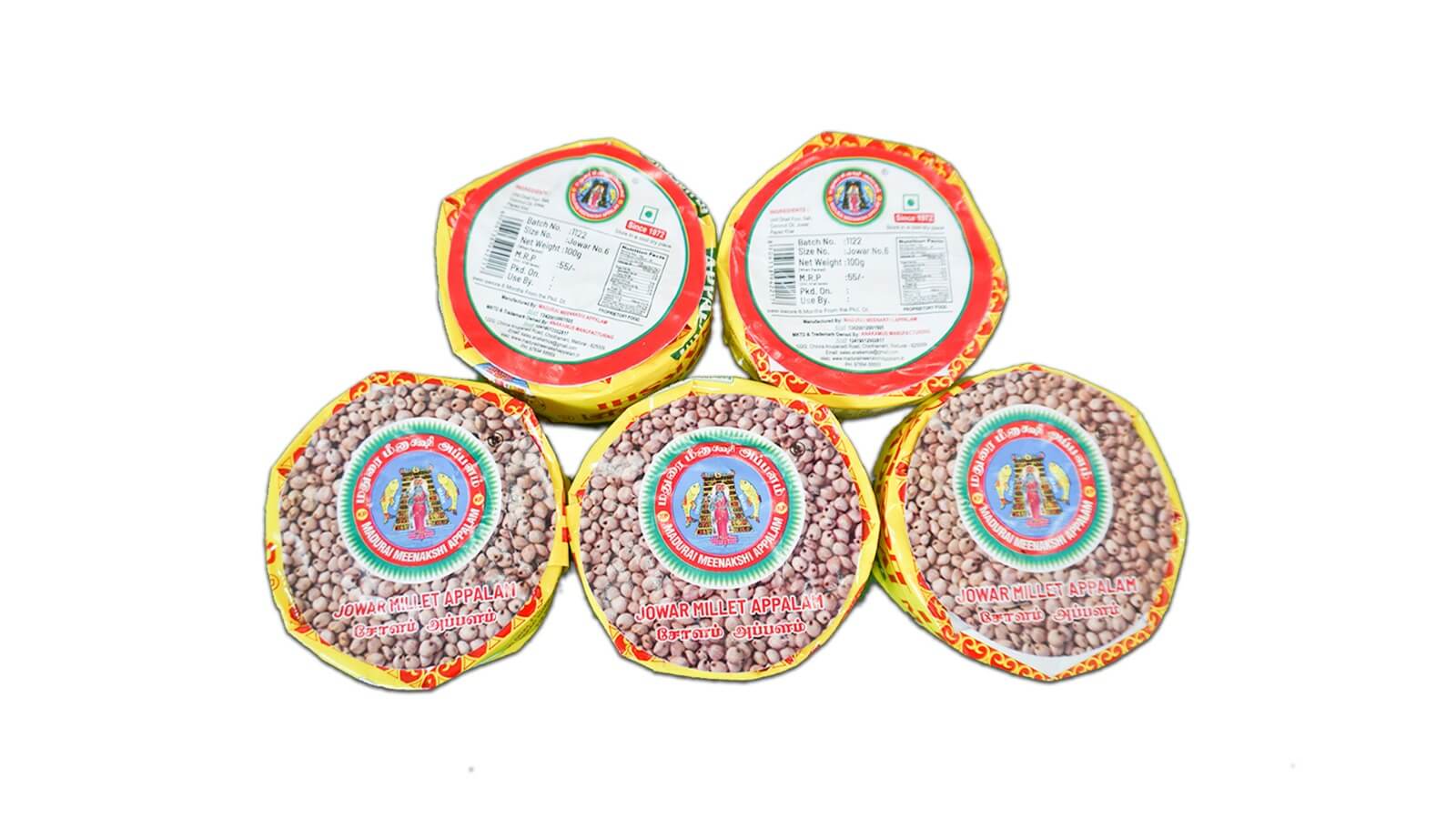 Jowar Millet Appalam Papad